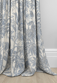 Maui, Indigo - Made to Measure Curtains